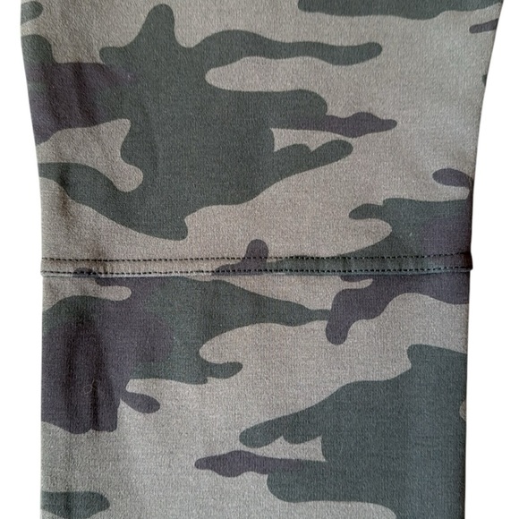 New Sanctuary High Waist Ponte Camo Pant Legging Gray Faux Pockets Reinforced XL - Picture 11 of 12